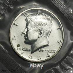 1964 Proof Set Accented Hair Kennedy Half Dollar DDO Doubled Die Obverse US Mint