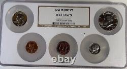 1964 Proof Set US Mint Silver Coin NGC Multi Holder PF69 Cameo #1b
