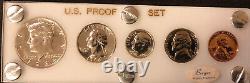 1964 Silver US Proof Set Kennedy Accented Hair Gem Proof Set Free Shipping