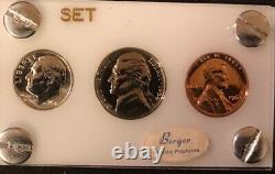 1964 Silver US Proof Set Kennedy Accented Hair Gem Proof Set Free Shipping