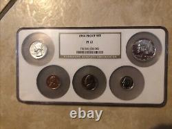 1964 US Proof Set Certified Proof PF67 NGC multi coin holder