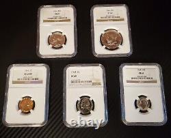 1964 United States US Mint Proof Set NGC PF 69 With Red Cent