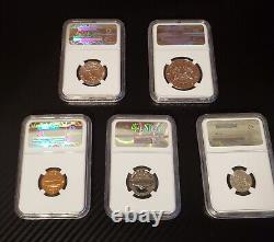 1964 United States US Mint Proof Set NGC PF 69 With Red Cent