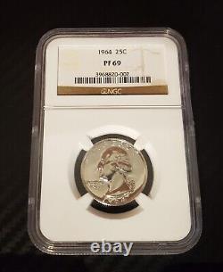1964 United States US Mint Proof Set NGC PF 69 With Red Cent