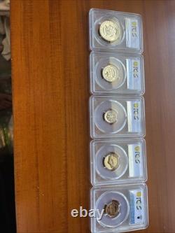 1964 Us Mint Set Slab PCGS PR 67 PR 68 Red Penny Silver Set
