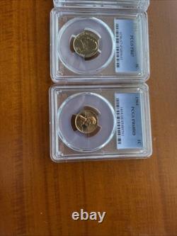 1964 Us Mint Set Slab PCGS PR 67 PR 68 Red Penny Silver Set