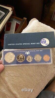 1967 US Mint SMS Special Mint 5-Coin Set (40% Silver Kennedy) OGP