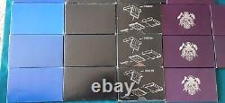 1968-1989 US Mint Proof Set Run lot Original Boxes 22 Sets 119 Coins! L716