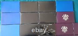 1968-1989 US Mint Proof Set Run lot Original Boxes 22 Sets 119 Coins! L716