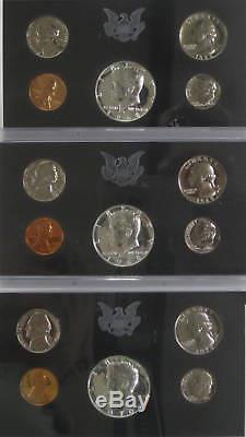 1968 1998 Run of 32 Government Sealed Proof Sets including 1976 3pc Silver