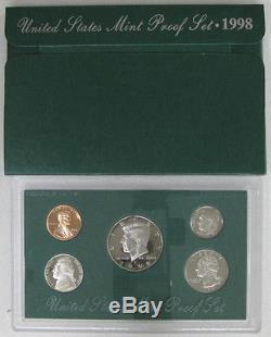1968 1998 Run of 32 Government Sealed Proof Sets including 1976 3pc Silver