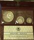 1968 Albania Proof Silver Set-3 Coins Free S/h