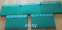 1968 to 1998 Proof Sets U. S. Mint 31 Proof set San Francisco Mint Box & COA