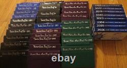 1968 to 2006 Proof Sets U. S. Mint 39 Proof Set San Francisco Mint Box and COA