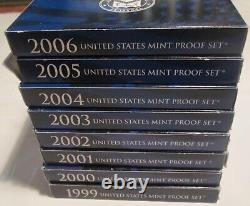 1968 to 2006 Proof Sets U. S. Mint 39 Proof Set San Francisco Mint Box and COA