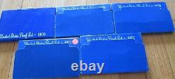 1968 to 2006 Proof Sets U. S. Mint 39 Proof Set San Francisco Mint Box and COA