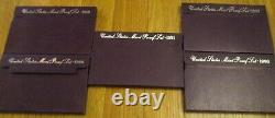 1968 to 2006 Proof Sets U. S. Mint 39 Proof Set San Francisco Mint Box and COA