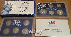 1968 to 2006 Proof Sets U. S. Mint 39 Proof Set San Francisco Mint Box and COA