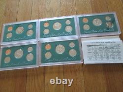 1968 to 2009 Proof Sets U. S. Mint 42 Proof Set San Francisco Mint Box and COA
