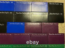 1968 to 2020 COMPLETE RUN US MINT PROOF SETS 53 ORIGINAL SETS