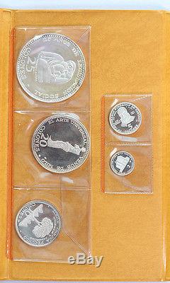 1970 Costa Rica Silver 5pcs Proof Set