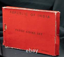 1970 Republic Of India Proof Coins Set Bombay Mint