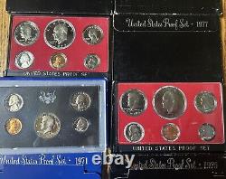 1970 S Series Proof Sets 1971, 72, 73, 74, 75, 76, 77, 78, 1979