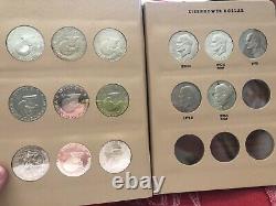 1971 1978 Complete Set of Eisenhower Dollars $1 in Dansco Album Silver Proofs