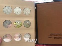 1971 1978 Complete Set of Eisenhower Dollars $1 in Dansco Album Silver Proofs