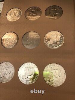 1971 1978 Complete Set of Eisenhower Dollars $1 in Dansco Album Silver Proofs