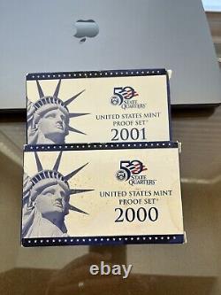 1971-2001 Random Date Run Assortment of Proof Clad 25 Sets Lot US Mint Proof