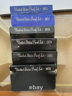 1971-2001 Random Date Run Assortment of Proof Clad 25 Sets Lot US Mint Proof