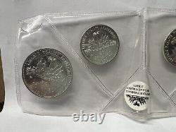 1973 Haiti Silver Gourdes Proof Coin Set, Sealed