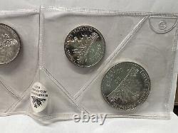 1973 Haiti Silver Gourdes Proof Coin Set, Sealed