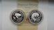 1974 Costa Rica Wwf Conservation Series 50 And 100 Colones Silver Proof Coin Set