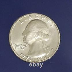 1976 Bicentennial Silver Coins, $2 WithStamps, Consecutive Serial Numbers Set Of 2