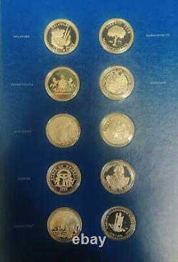 1976 Fifty State Bicentennial Medal Collection 50oz Sterling Silver