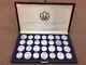 1976 Proof Silver Canadian Montreal Olympic Games Set 28 Coin In Original Box