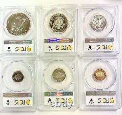1976 S Proof Set PCGS Graded PR 69 Deep Cameo Complete Uncirculated 6 Coin Lot