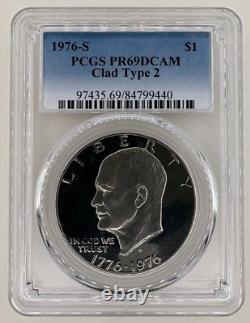 1976 S US 7 Coin Proof SetPCGS PR69DCAM ($1's-50C-25C-10C-5C-1C)Free Shipping
