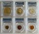 1976-s U. S. 6 Coin Proof Set-pcgs Pr69-($1-50c-25c/40% Silver)-(10c-5c-1c/clad)