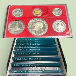 1977-1999 U. S. Proof Set Collection (24 Sets) Orig Packaging (seller pays ship)