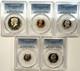 1979-s 5 Coin Proof Set Pcgs Pr69 Dcam Type 1 Newly Graded Date Set