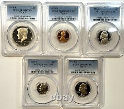 1979-S 5 Coin Proof Set PCGS PR69 DCAM TYPE 1 Newly Graded Date Set
