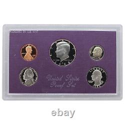 1980-1989 Proof Set Run Original Box CN-Clad 10 Sets 52 Coin Lot US Mint