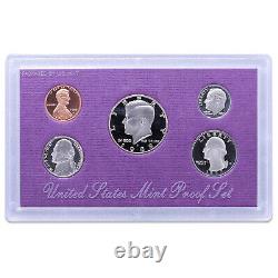 1980-1989 Proof Set Run Original Box CN-Clad 10 Sets 52 Coin Lot US Mint