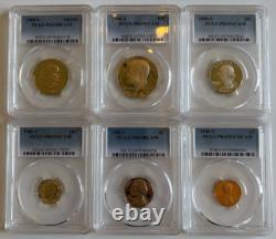 1980 S U. S. 6 Coin Proof SetPCGS PR69DCAM ($1-50C-25C-10C-5C-1C)Free Shipping