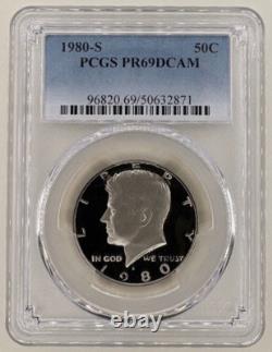 1980 S U. S. 6 Coin Proof SetPCGS PR69DCAM ($1-50C-25C-10C-5C-1C)Free Shipping