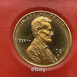 1981 S MINT Type 2 United States Proof Set RARE AND SPECIAL IN MANY WAYS