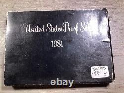 1981-S Proof Set Type 2 All Six Coins Bulbous Serif S. See Photos-020725-98